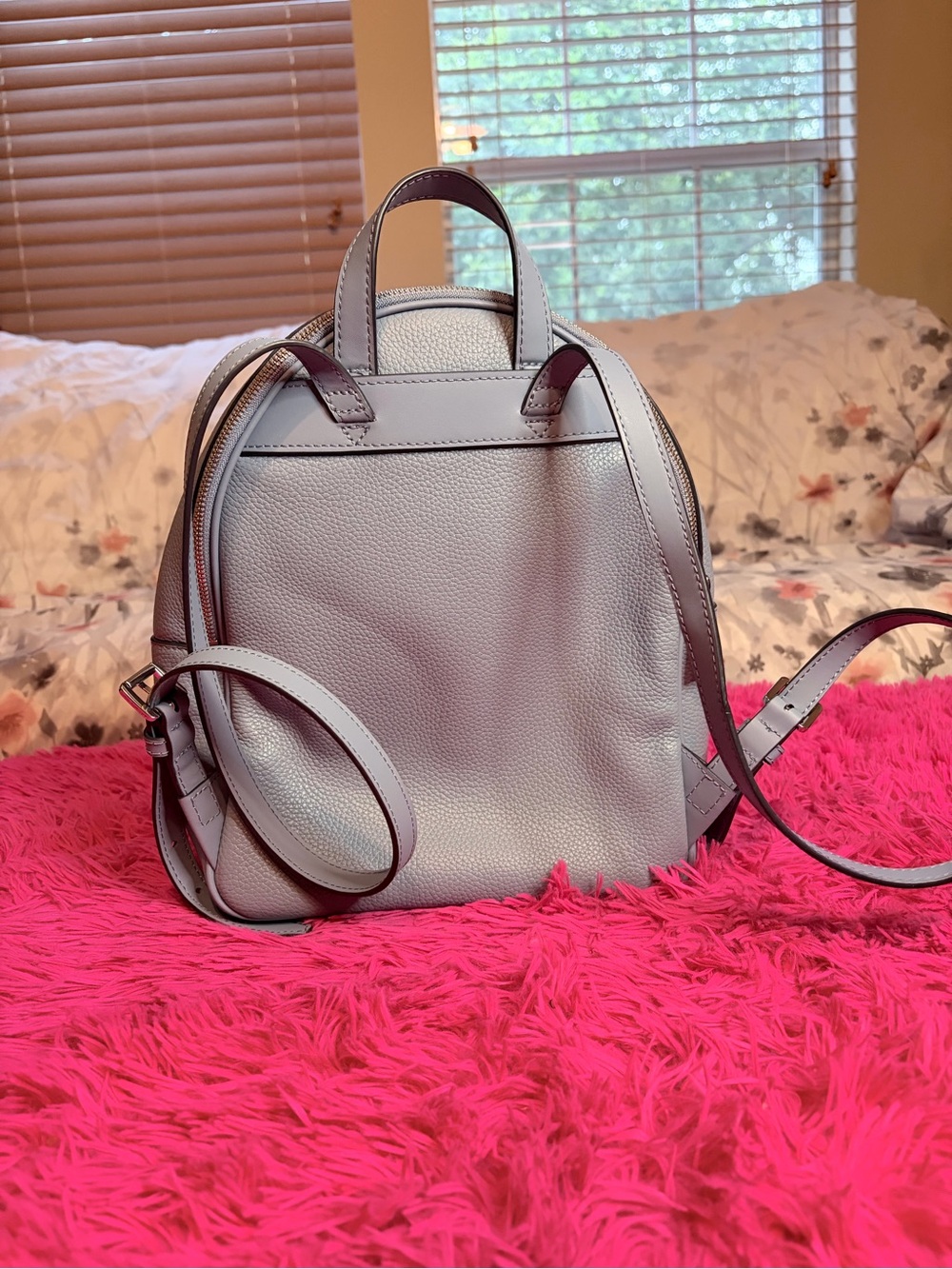 Michael Kors Women's Leather Backpack - Picture 2 of 3